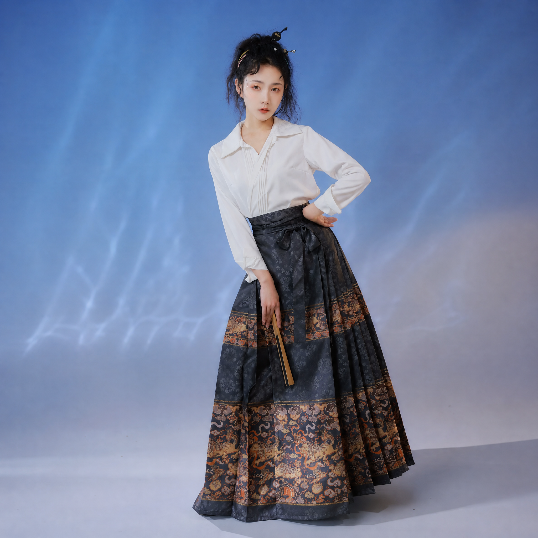 狮子球 Mamian Skirt Set