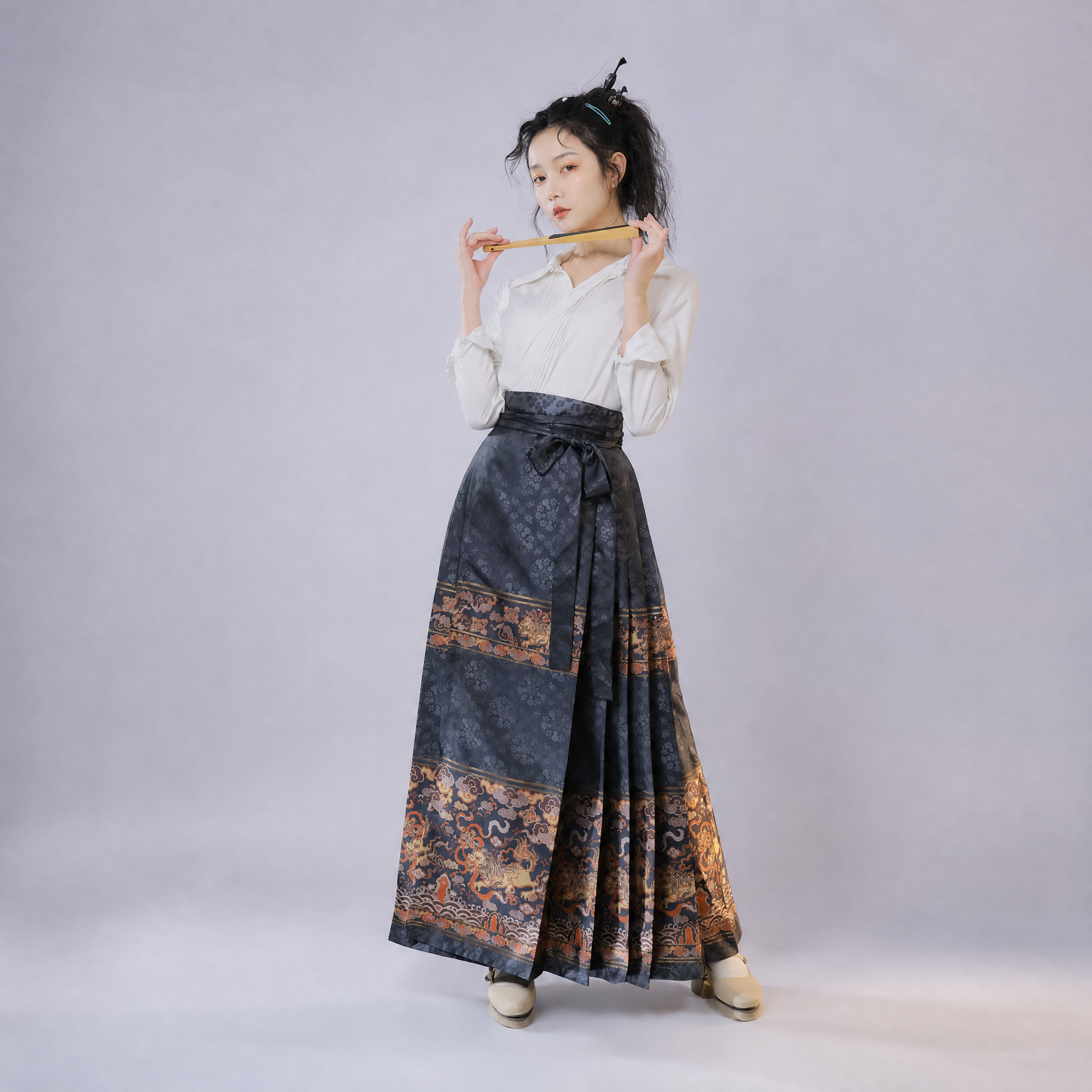 狮子球 Mamian Skirt Set