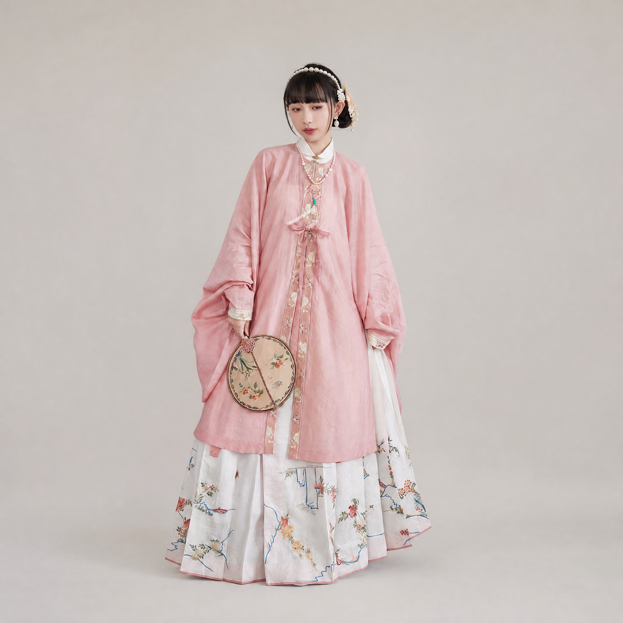 Moonlit Blossom Mamian Skirt Set