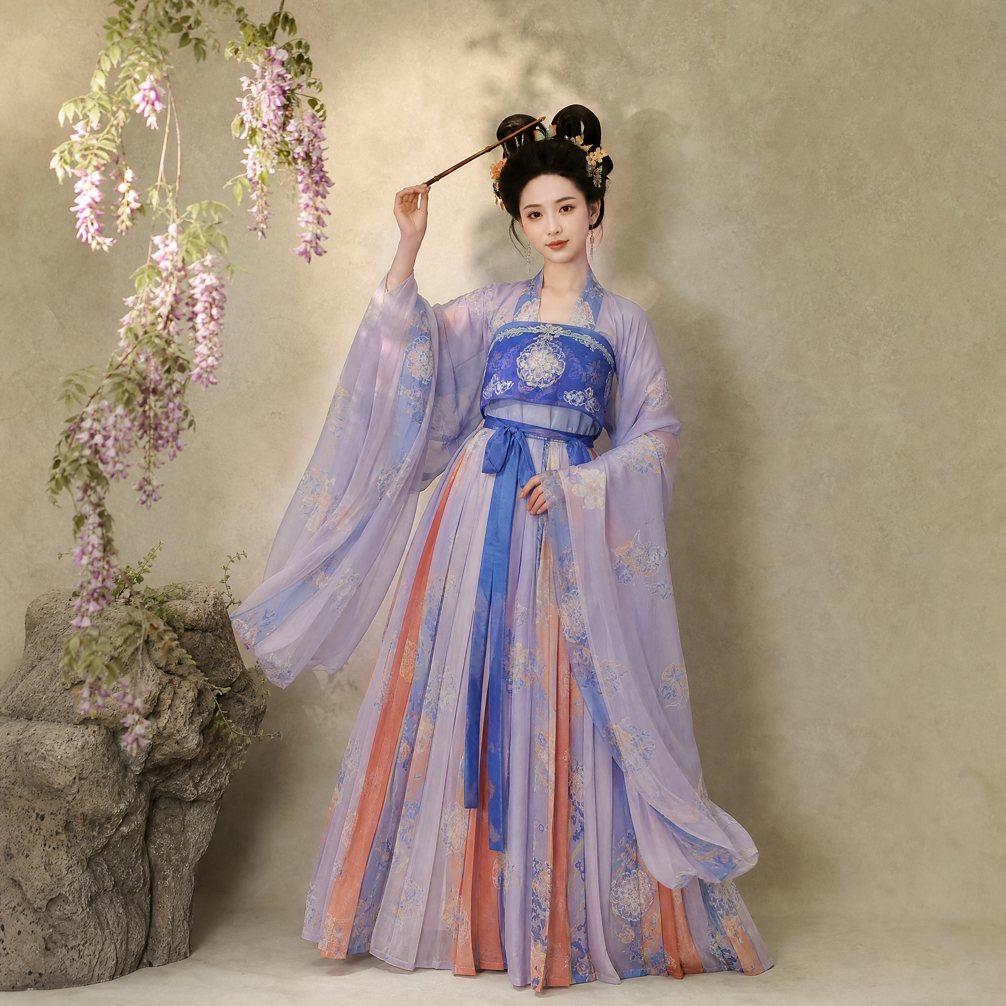 盛唐绮梦 Suru Huashang Tang-Style Brocade Set