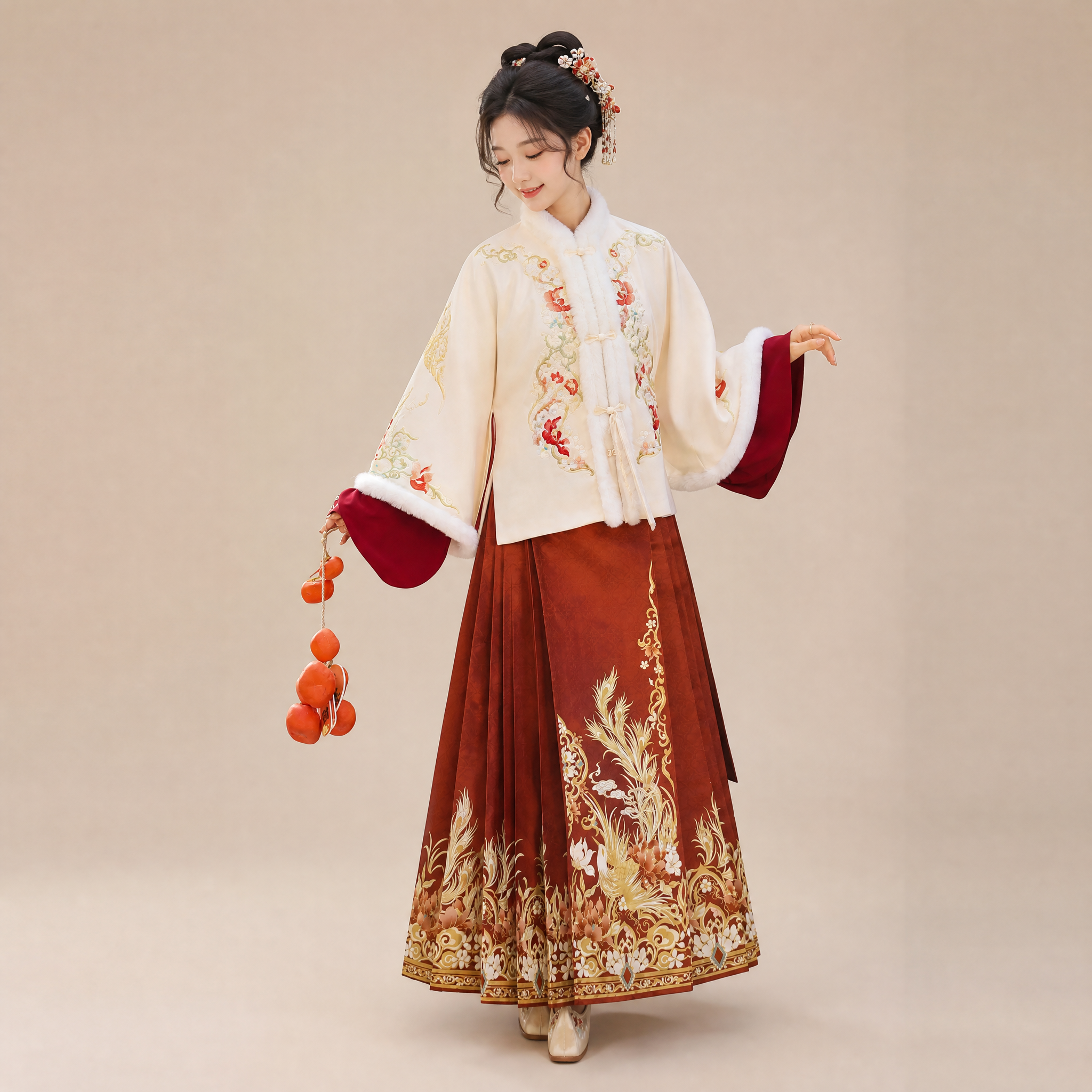岁岁年年 Phoenix Brocade Mamian Set