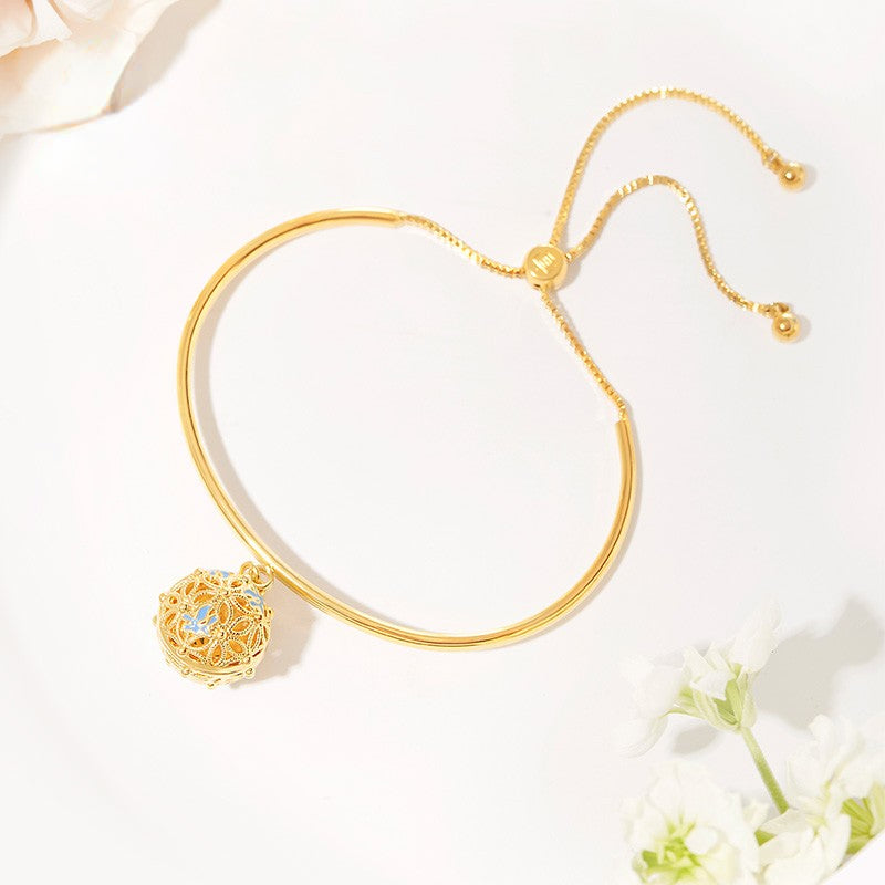 "Fragrance in The Sleeves 暗香盈袖" Chinese-style Floral Bag Bracelet