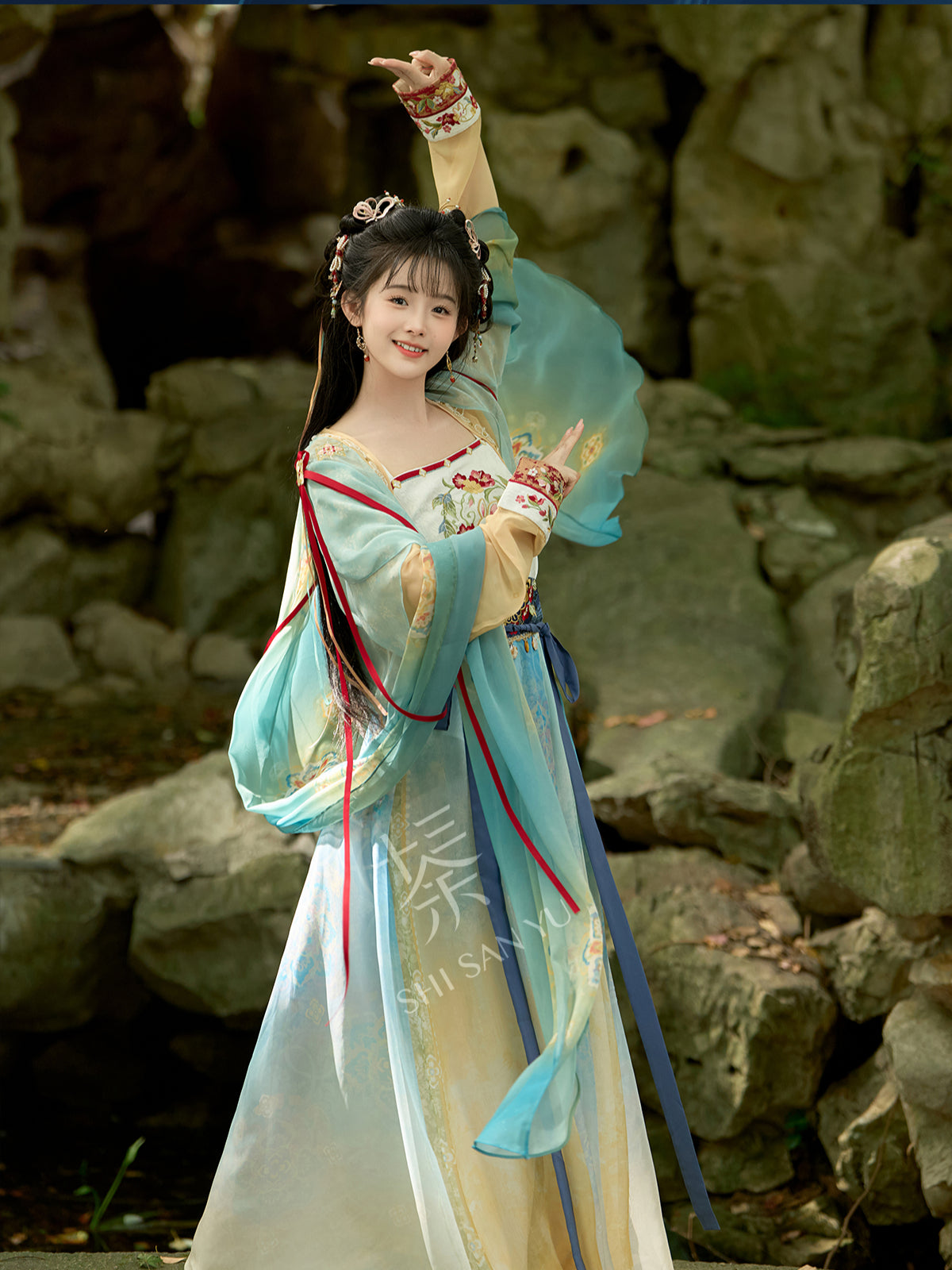 [妙言星河-《永夜星河》联名] COLLABORATION HANFU SET