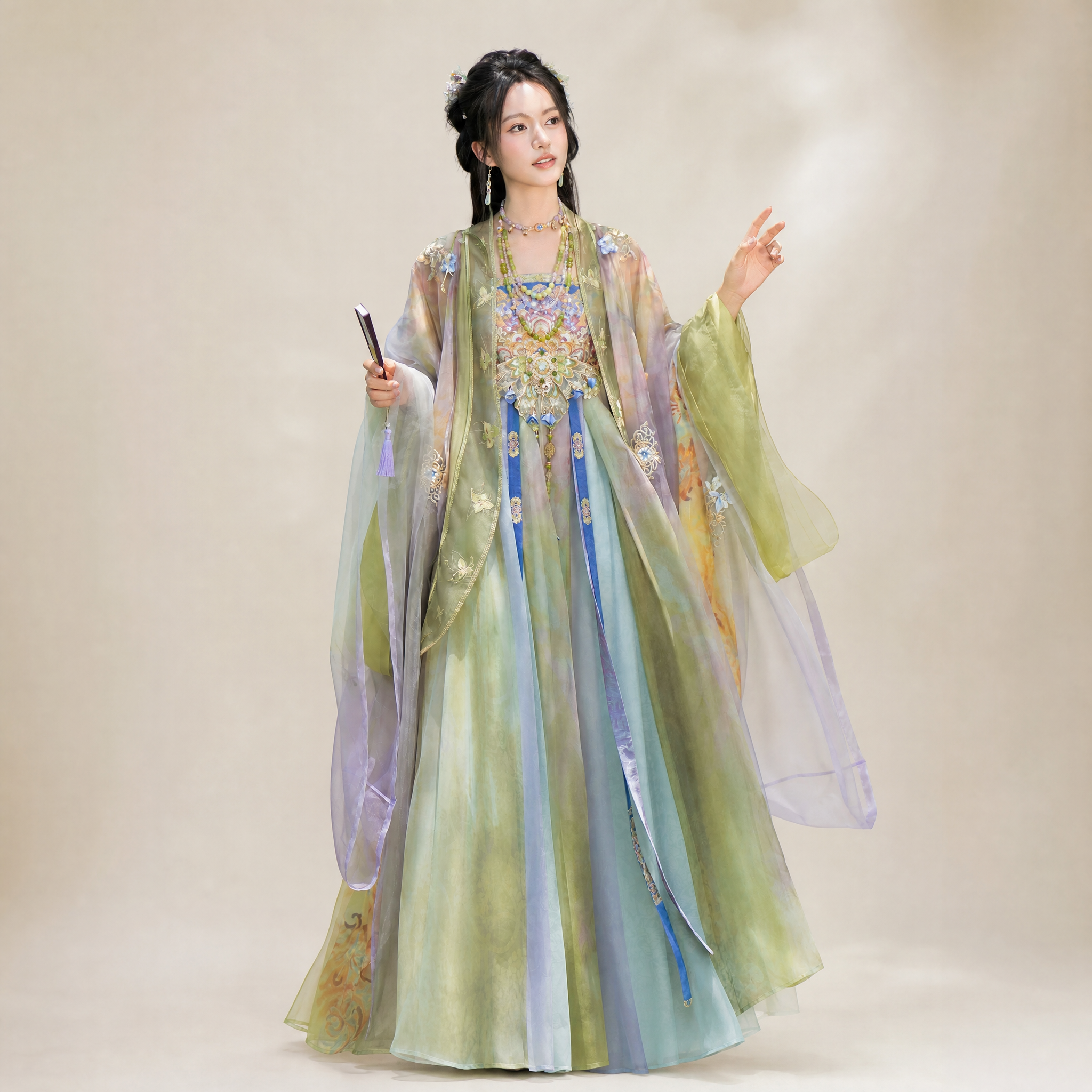 百花宝相 Embroidered Set