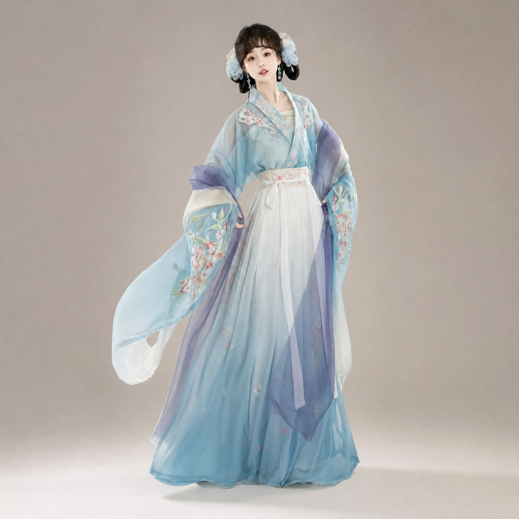 花鸢月 Flower Kite Moon Dress Set