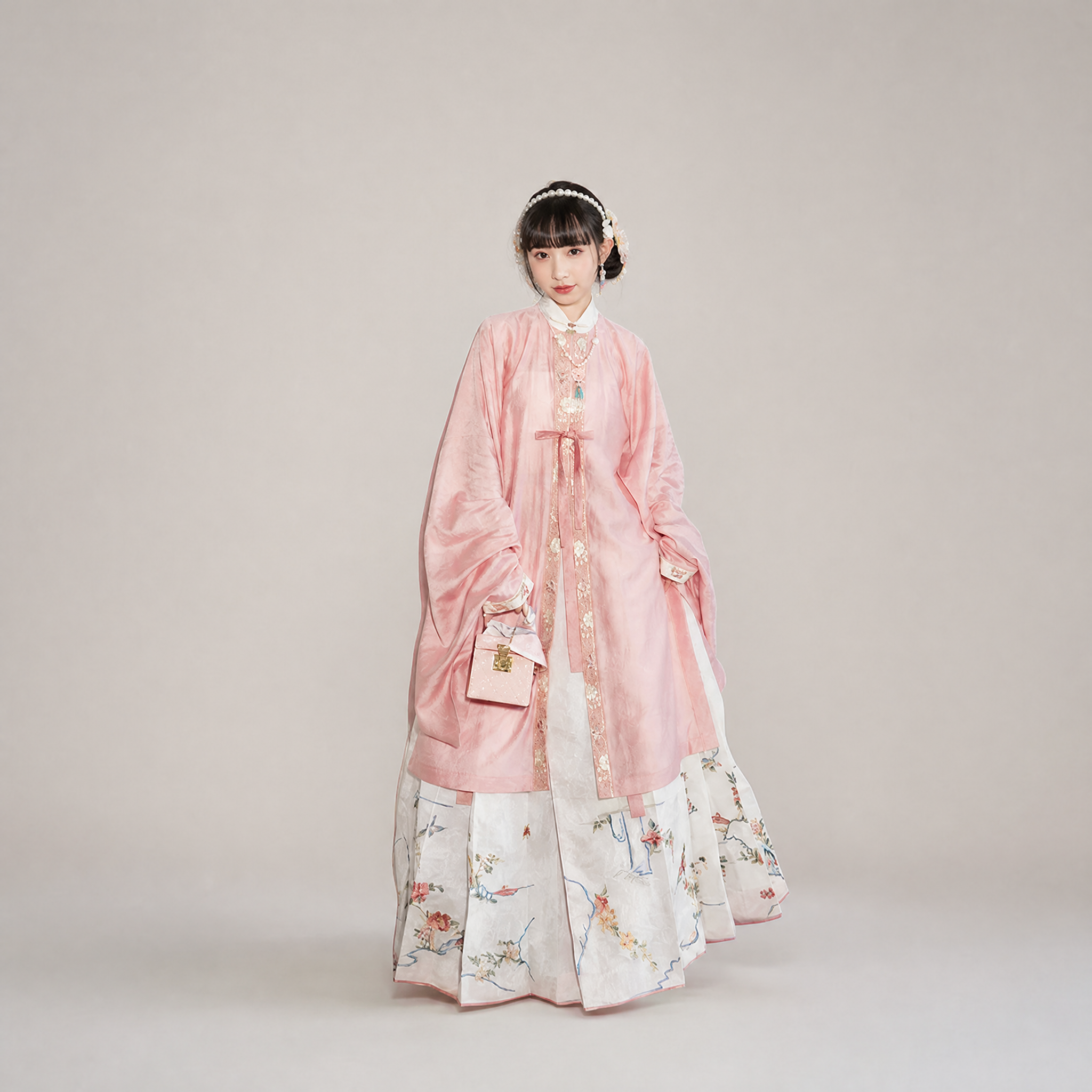 Moonlit Blossom Mamian Skirt Set