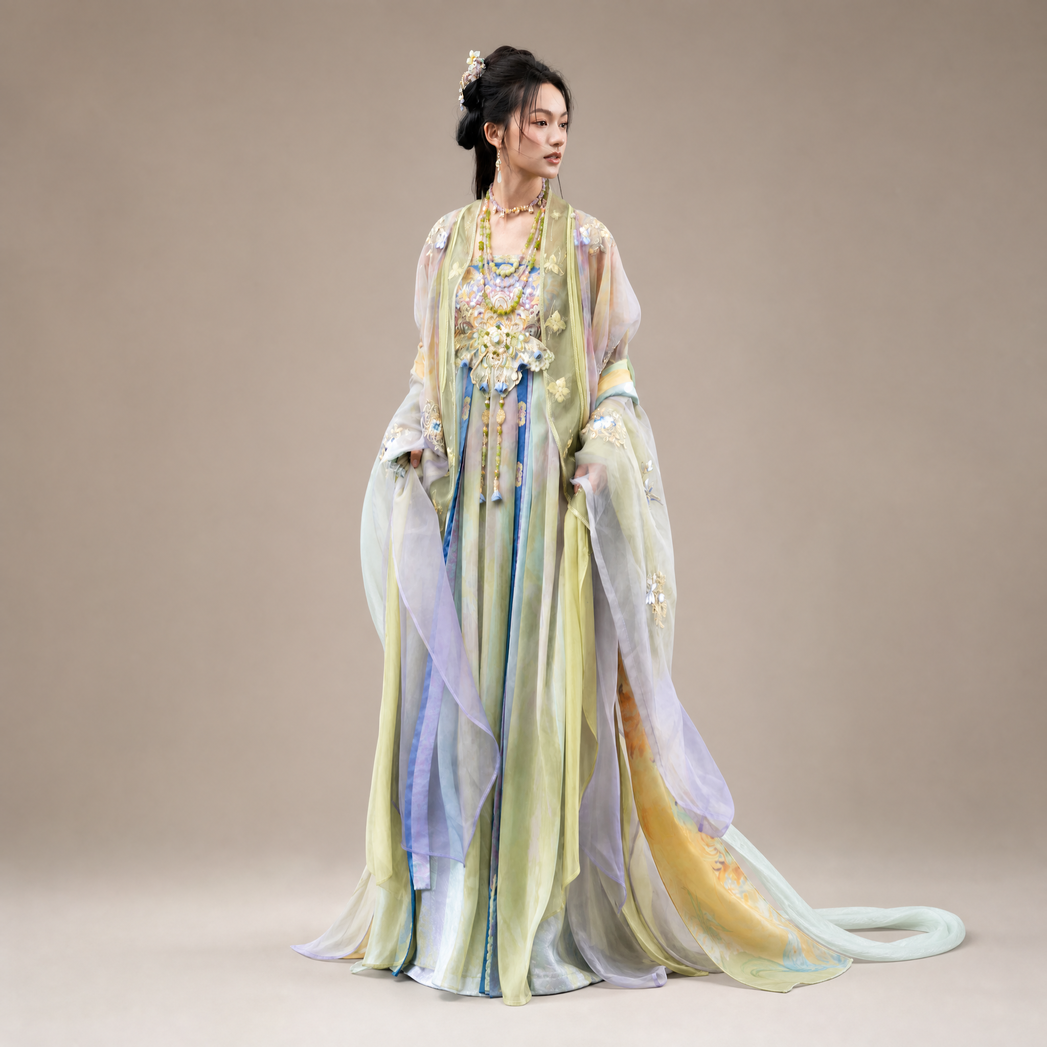 百花宝相 Embroidered Set