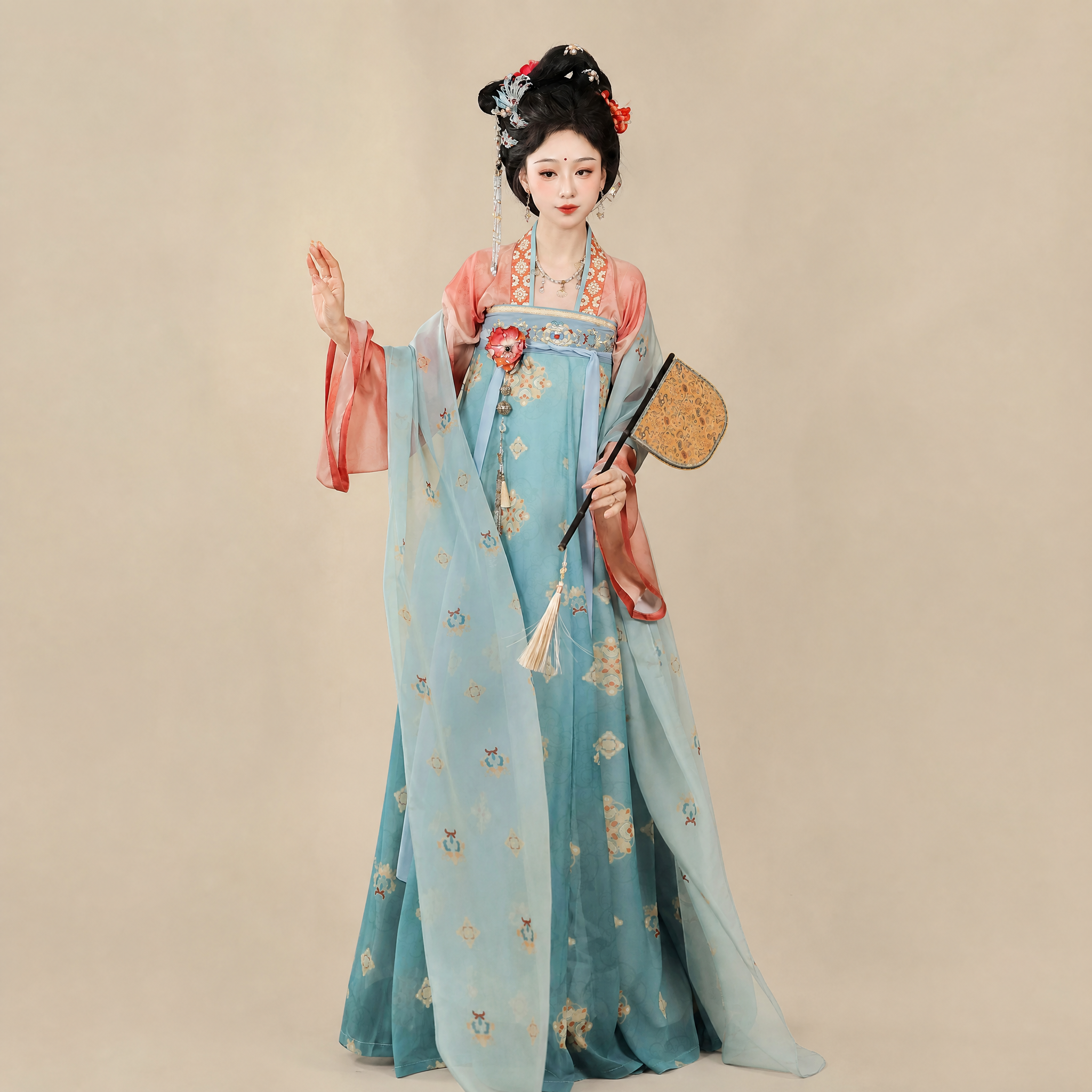 芳华国色 Tang-Style Qi Xiong Set