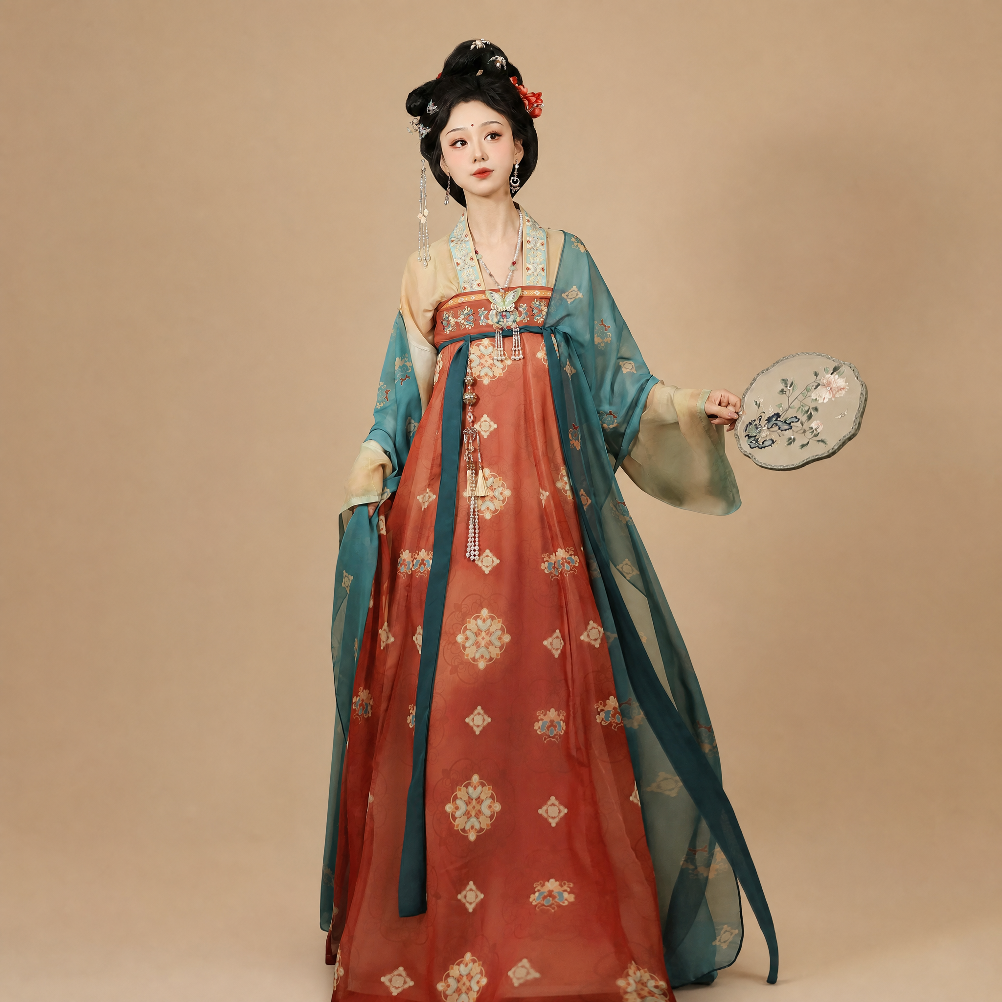 芳华国色 Tang-Style Qixiong Set