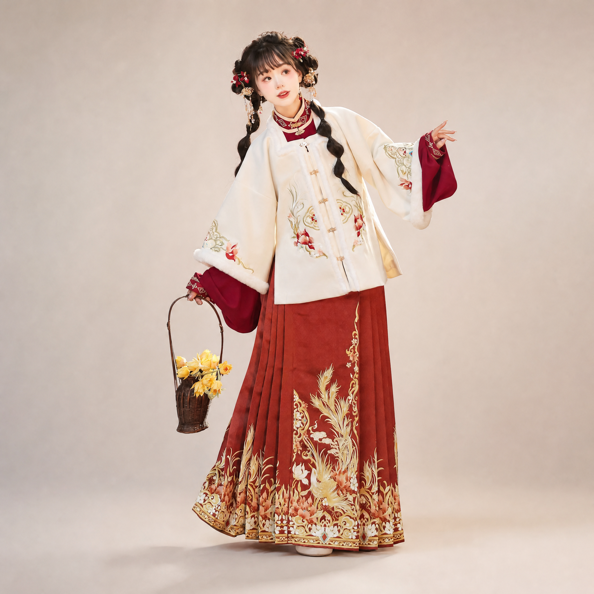 岁岁年年 Phoenix Brocade Mamian Set