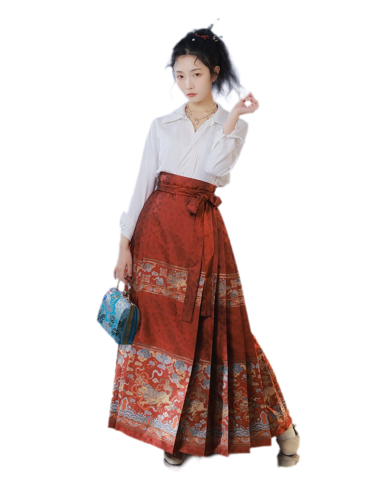 狮子球 Mamian Skirt Set