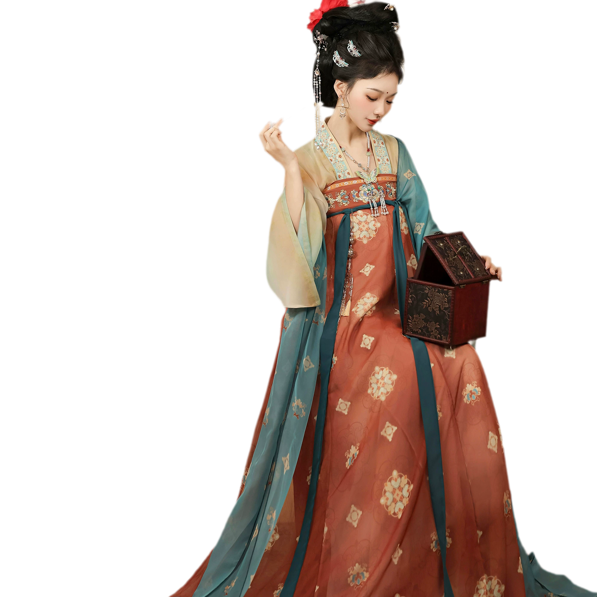 芳华国色 Tang-Style Qixiong Set