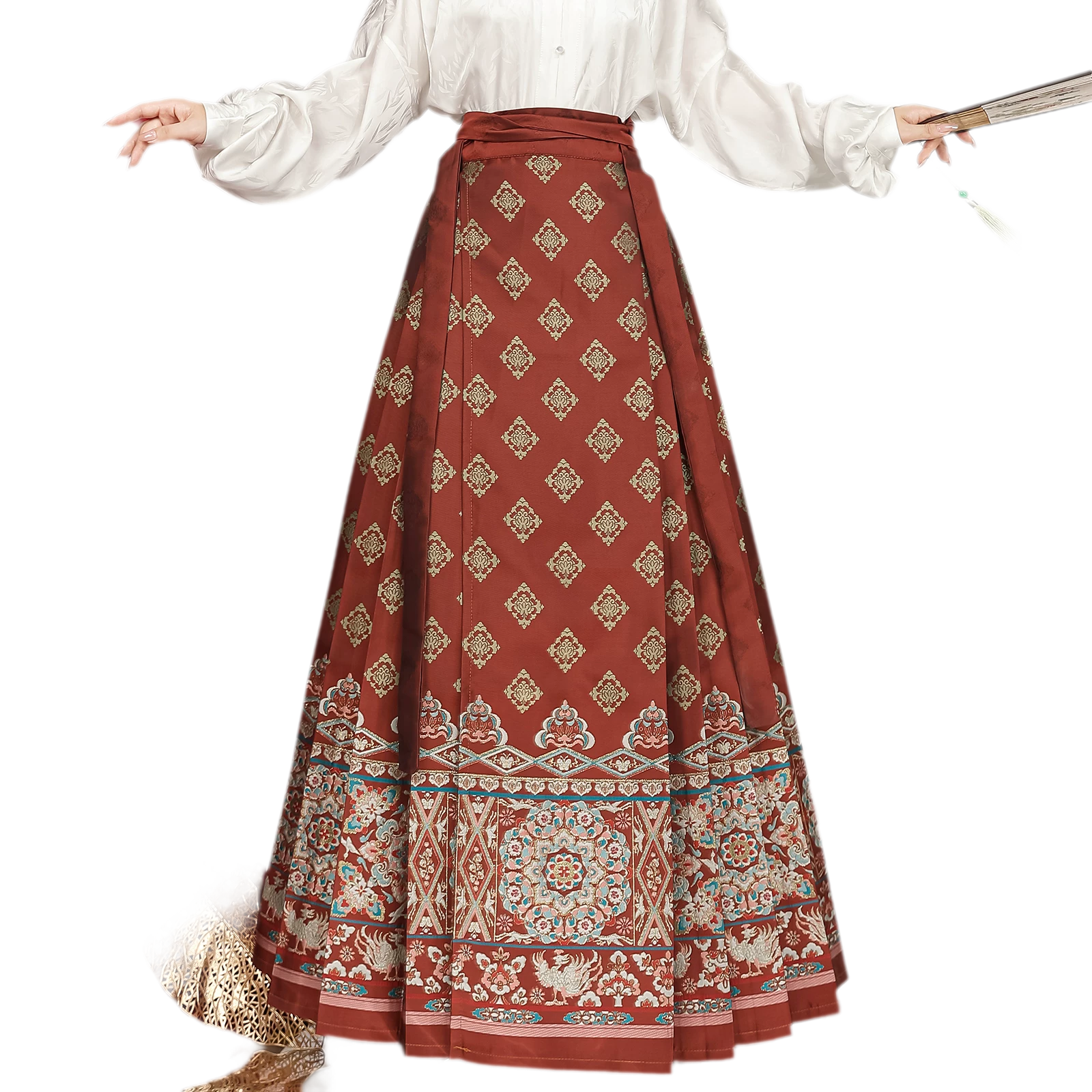 明月松间 Spirited Moon Pine Mamian Skirt