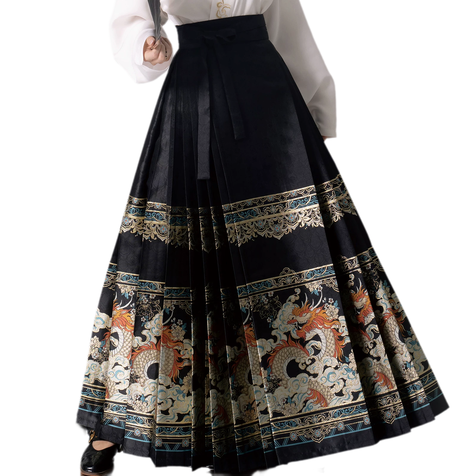 游龙踏雪 Brocade Mamian Skirt Set